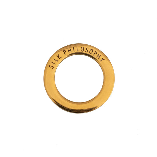 Yellow or Rose Gold Plated or Silver Stainless Steel Ring