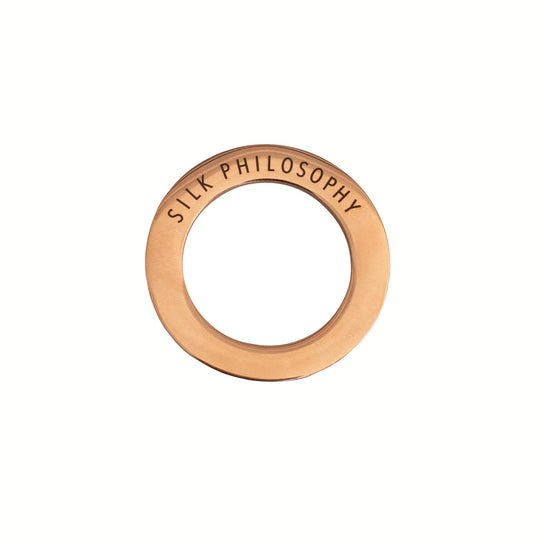 Yellow or Rose Gold Plated or Silver Stainless Steel Ring