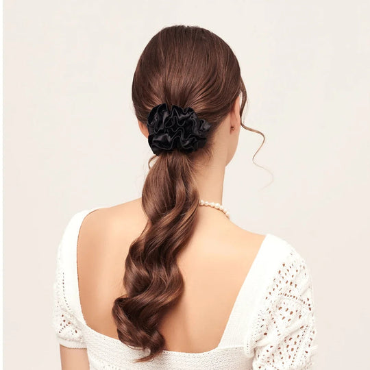 Flower scrunchie