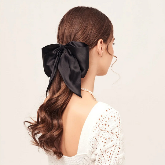 Silk ribbon barrette