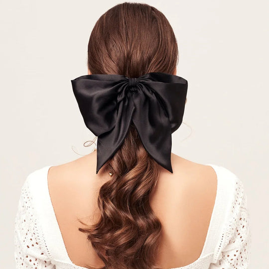 Silk ribbon barrette