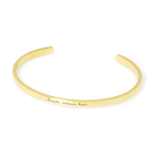 Inspiring Quote Bangle