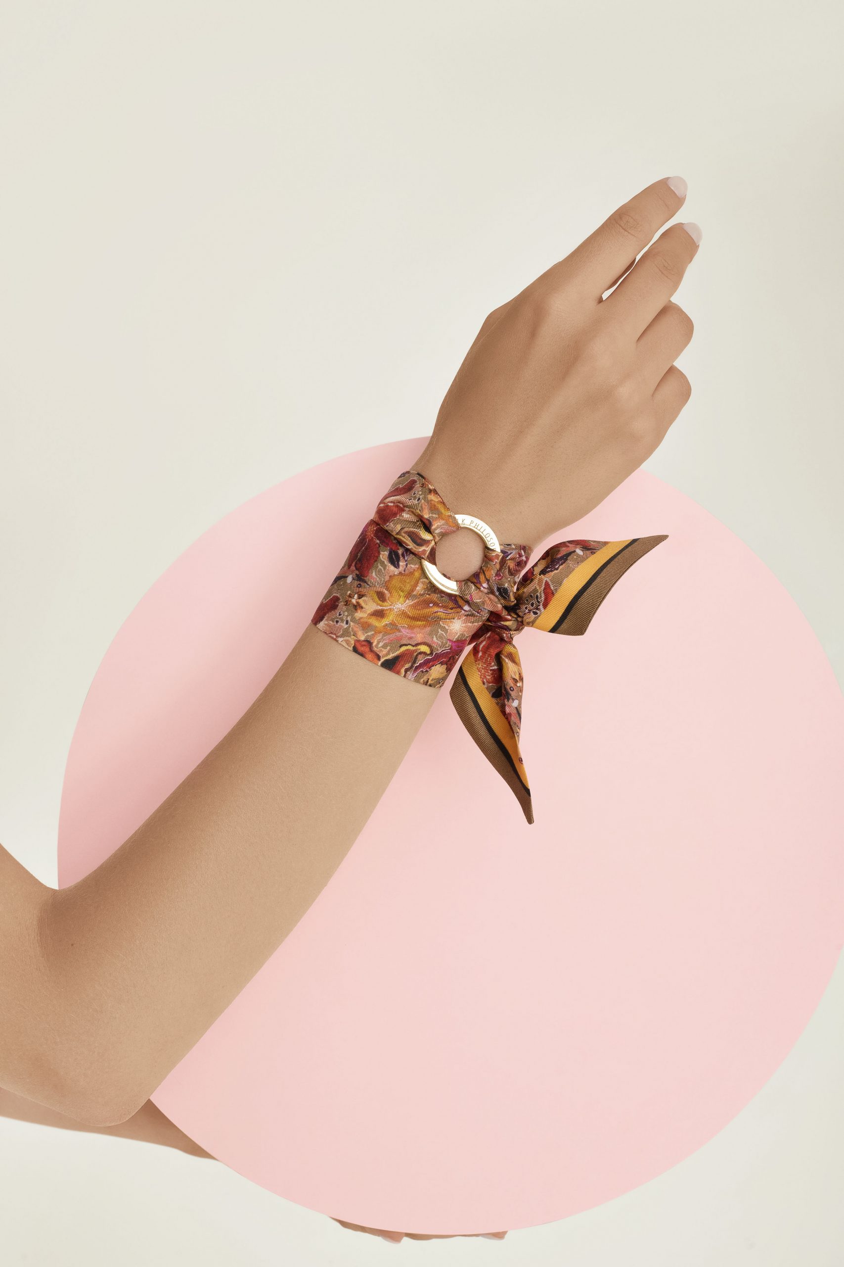 Hermes Twilly And Scarf Ring As A Bracelet 