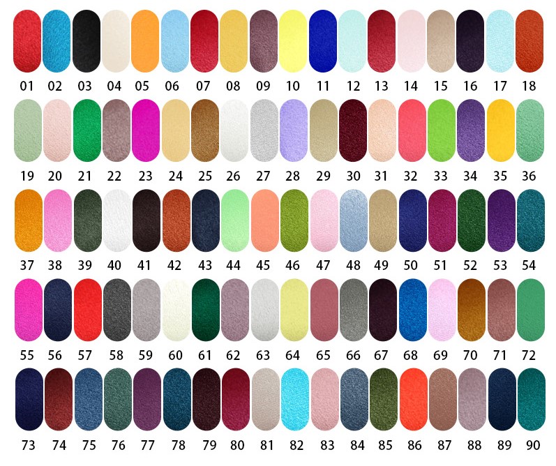 Silk Charmeuse color palette_2024