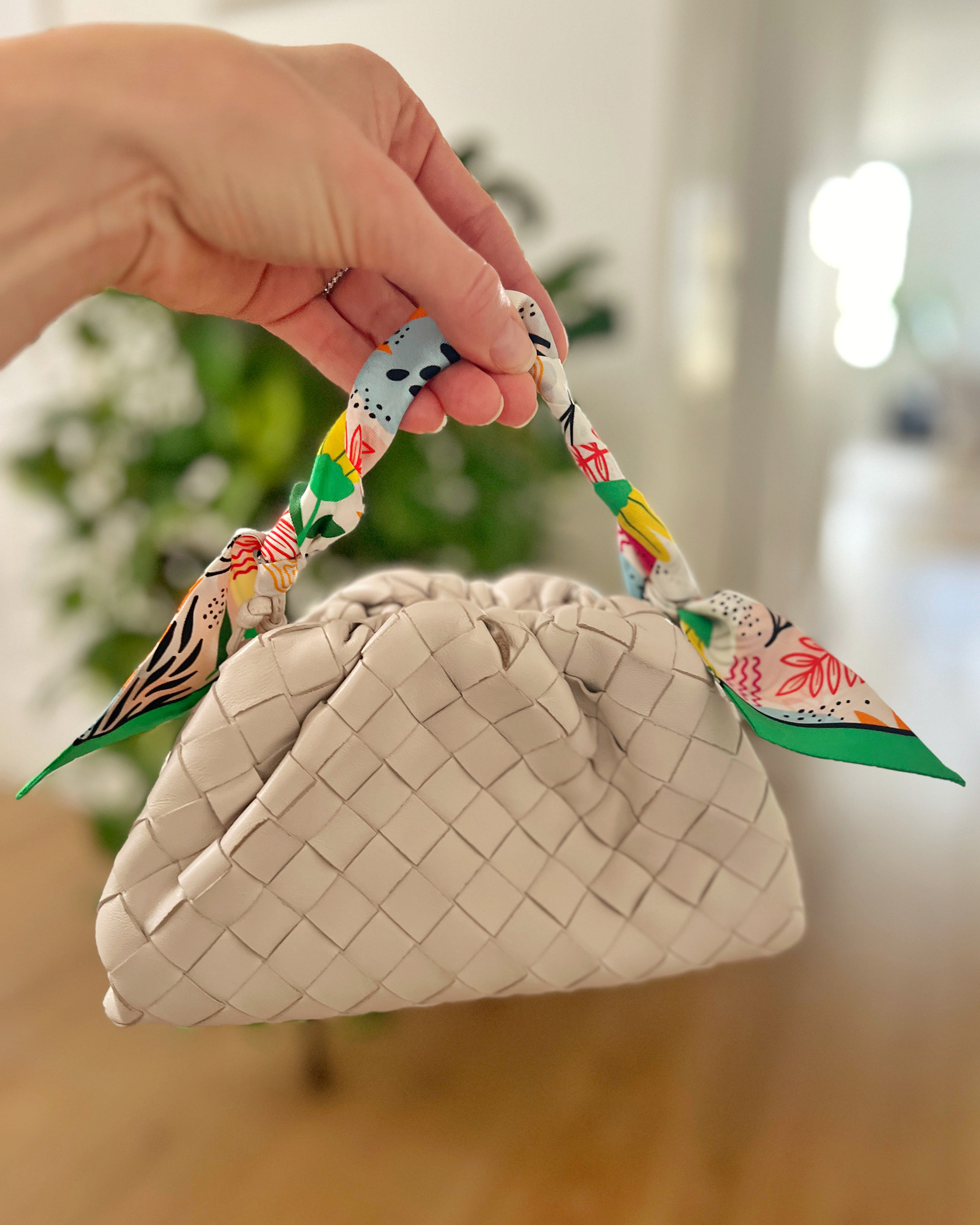 Aubrey on a bag Aubrey on a bag